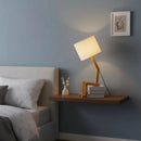 Creative Shape-Changing Wooden Lamp – Foldable Modern Desk Light for Bedroom, Study & Living Room by 2Dropme