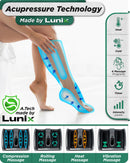 LX21 Foot and Calf Massager with Remote, Neuropathy & Plantar Fasciitis Relief, Granite Gray