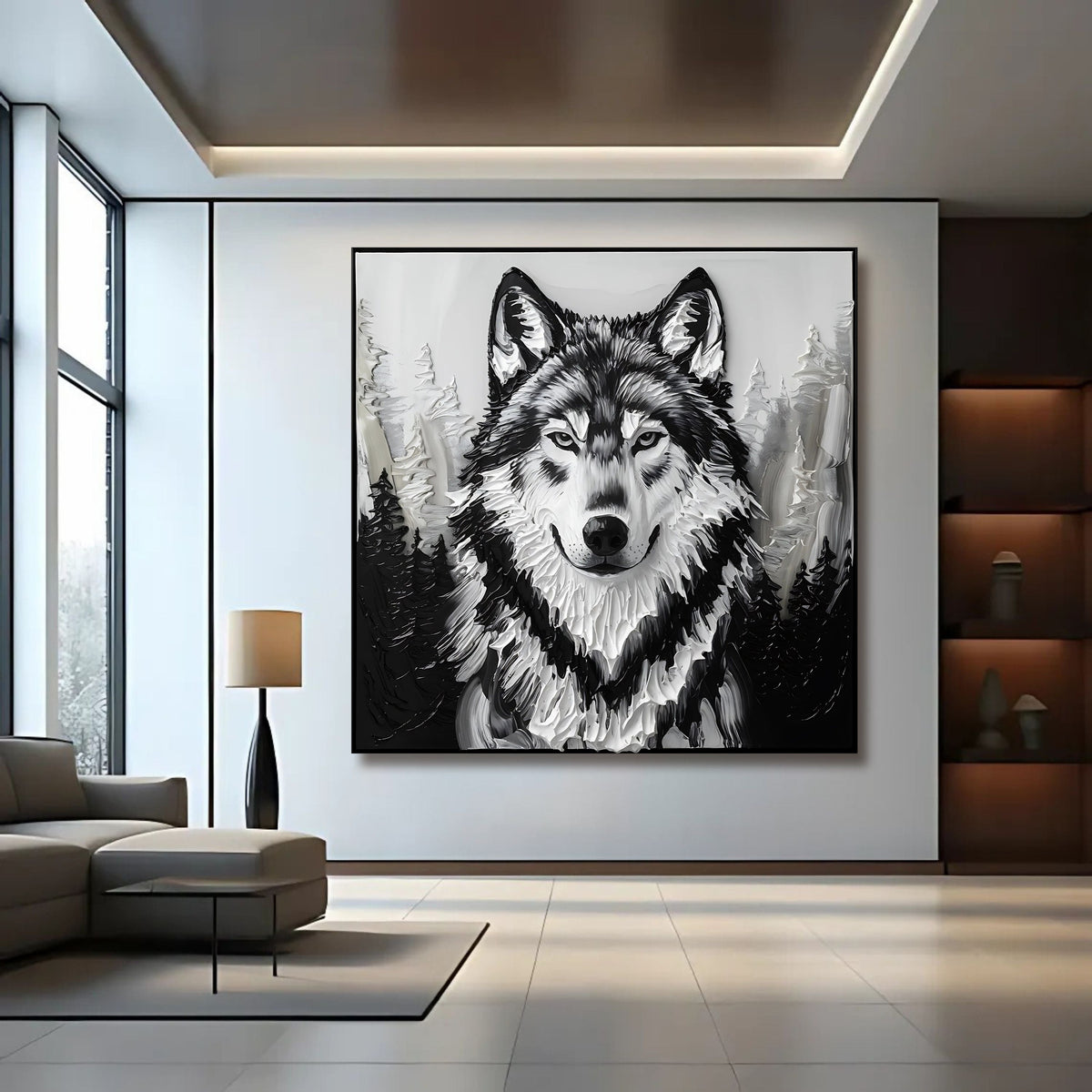 3D Wolf Wall Art IV, photo 2 of 10