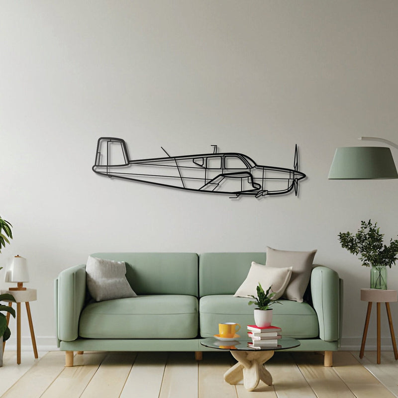 Bonanza K35 Metal Aircraft Wall Art - NCP0312