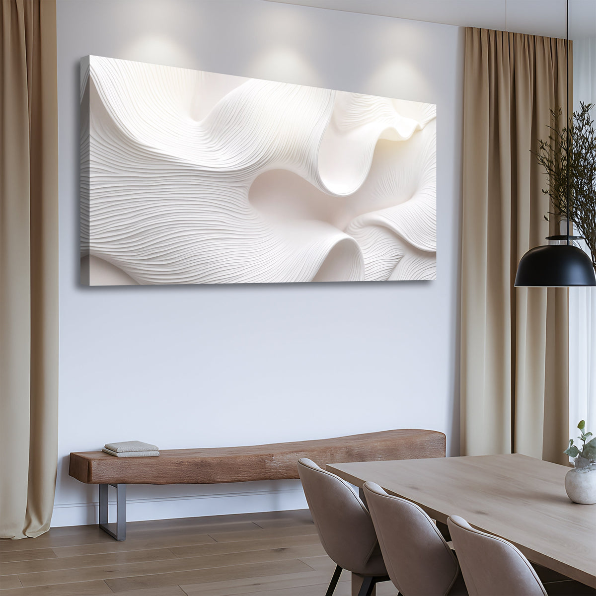 Minimalist Waves Wall Art II, photo 2 of 10