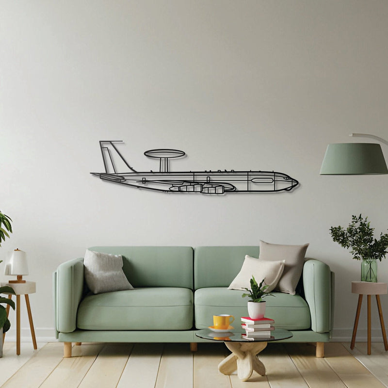 E-3C Sentry Metal Aircraft Wall Art - NCP0173