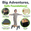 1-Step Wooden Stool for Kids by Ocodile.com