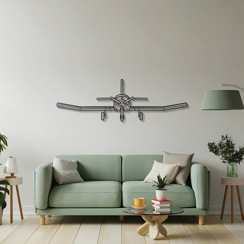 750 XL Front Metal Aircraft Wall Art - NCP0307