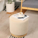 15" Tall Round Porch Footstoo Ottoman by JHY DESIGN