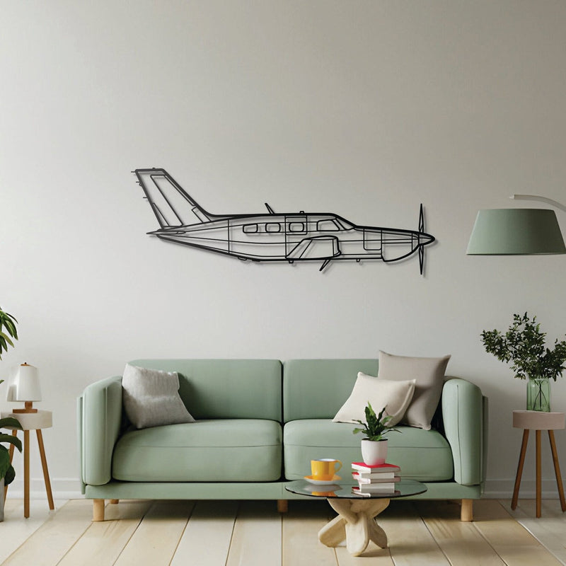 PA-46-350P Malibu Mirage Metal Aircraft Wall Art - NCP0241