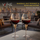 Large Diamond Wine Glasses - 15 Ounce (2, Clear) by The Wine Savant