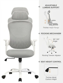 Ergonomic Mesh Office Chair – Multi Color High Back Chair with Lumbar Support by 2Dropme