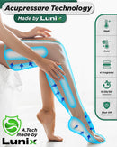 LX10 Full Leg Compression Massager, Charcoal Black