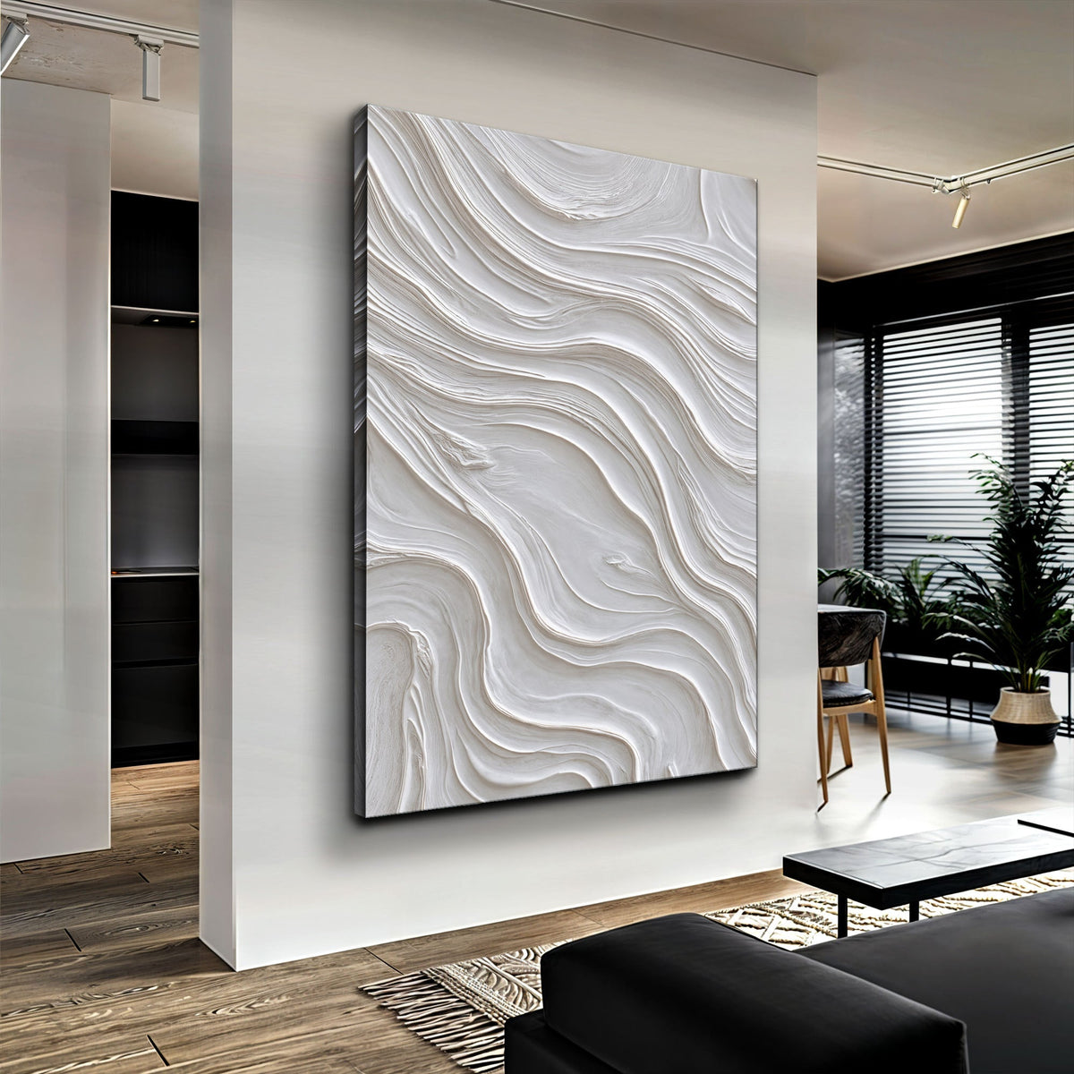 Minimalist Ocean Wave Wall Art, photo 2 of 10