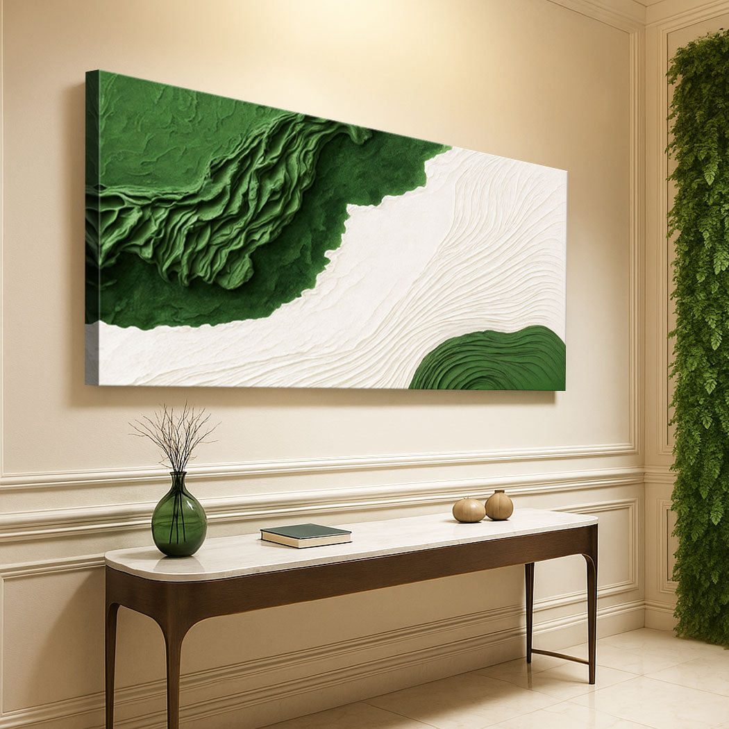 Green Rivers Abstract Wall Art IX, photo 2 of 10