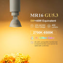 RGBCW MR16 5W Smart WIFI LED Light Bulb 4 Pack, Energy Saving RGBCW Color Changing 12V Outdoor LED Bulb Compatible with Alexa, Google Assistant, and Siri by Kings Outdoor Lighting