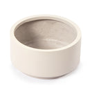 8.75 inch Gray Cream Fiberstone Ceramic Pot
