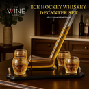 Ice Hockey Wine & Whiskey Decanter Set, 750ml