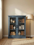 Modern Glass Door Cabinet – 3 Styles | Adjustable Shelves | Compact Storage Cupboard by 2Dropme
