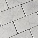 Bianco Carrara"C" Marble 12" x 12" Honed Tile
