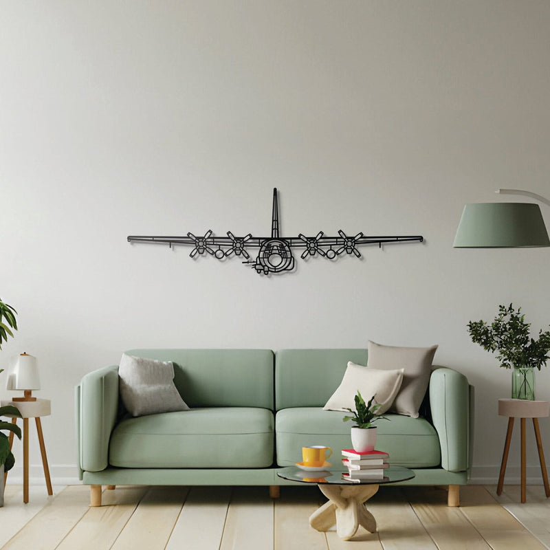 AC-130U Front Metal Aircraft Wall Art - NCP0212