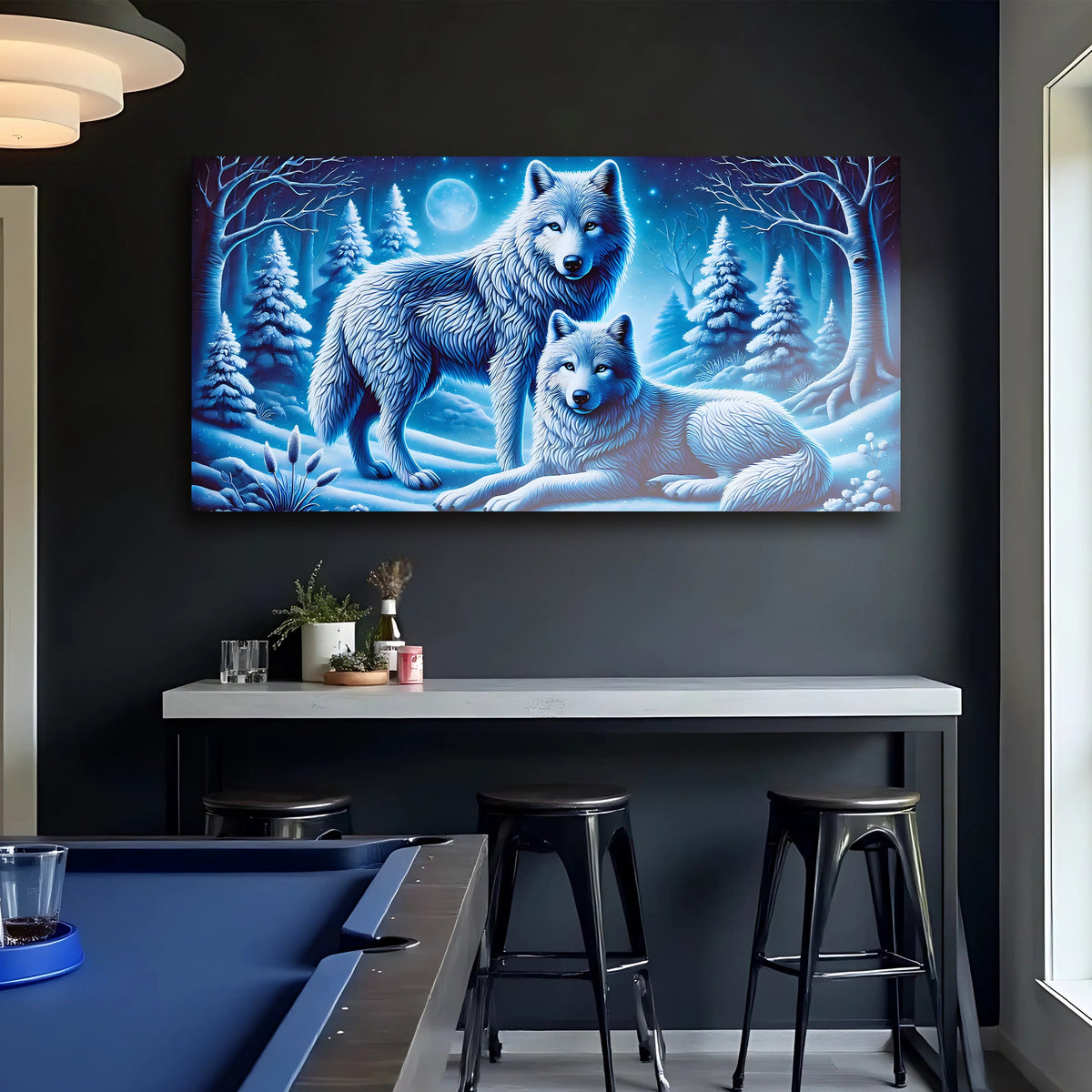 3D Wolves Wall Art II, photo 3 of 10