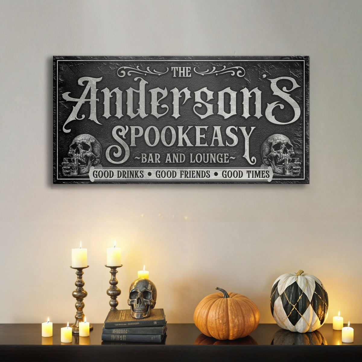 Personalized Spookeasy Bar Sign II, photo 2 of 8
