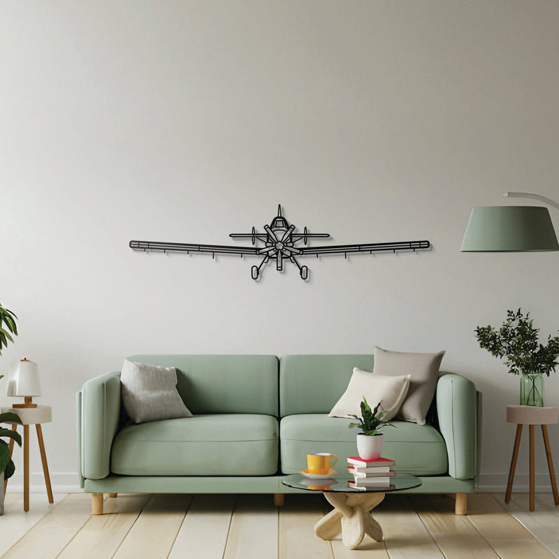 AT-802 Front Metal Aircraft Wall Art - NCP0259