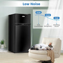 2 Doors Cold-rolled Sheet Compact Refrigerator by LJGDeals