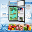 2 Doors Cold-rolled Sheet Compact Refrigerator