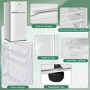 2 Doors Cold-rolled Sheet Compact Refrigerator by LJGDeals