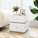 2-Drawer Modern Nightstand with Storage for Living Room Bedroom by LJGDeals