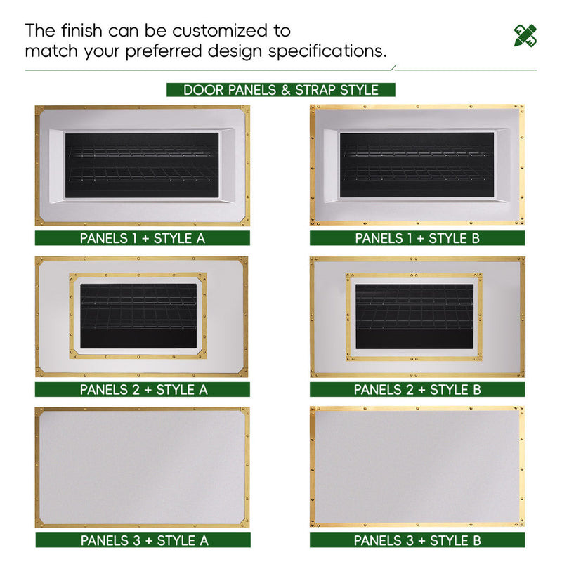 36 Inch Freestanding Custom Gas Range with 6 Sealed Burners Cooktop, Rapid Convection Oven, Natural Gas/LP Convertible - AK-G36N05A-3