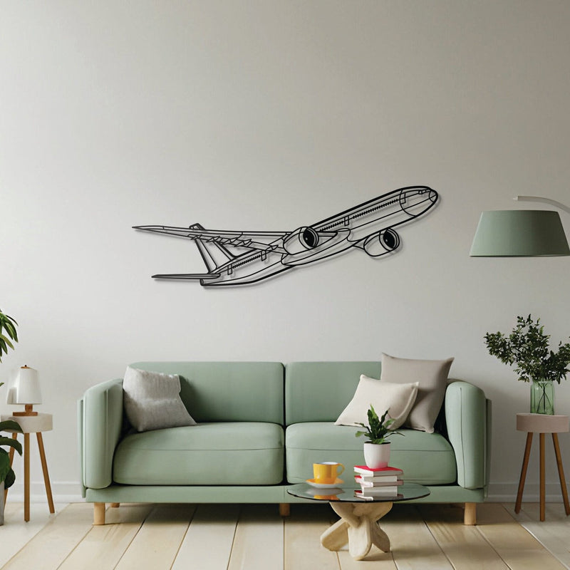 777-9 Angle Metal Aircraft Wall Art - NCP0362