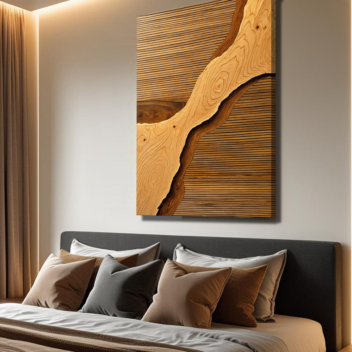 Wood Rift Wall Art, photo 2 of 10