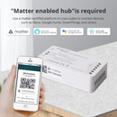 ZML3 Matter Over WiFi LED Strip Light Controller RGBCW - Smart LED Driver Compatible with Alexa, Google Home, and Apple Home App by Kings Outdoor Lighting
