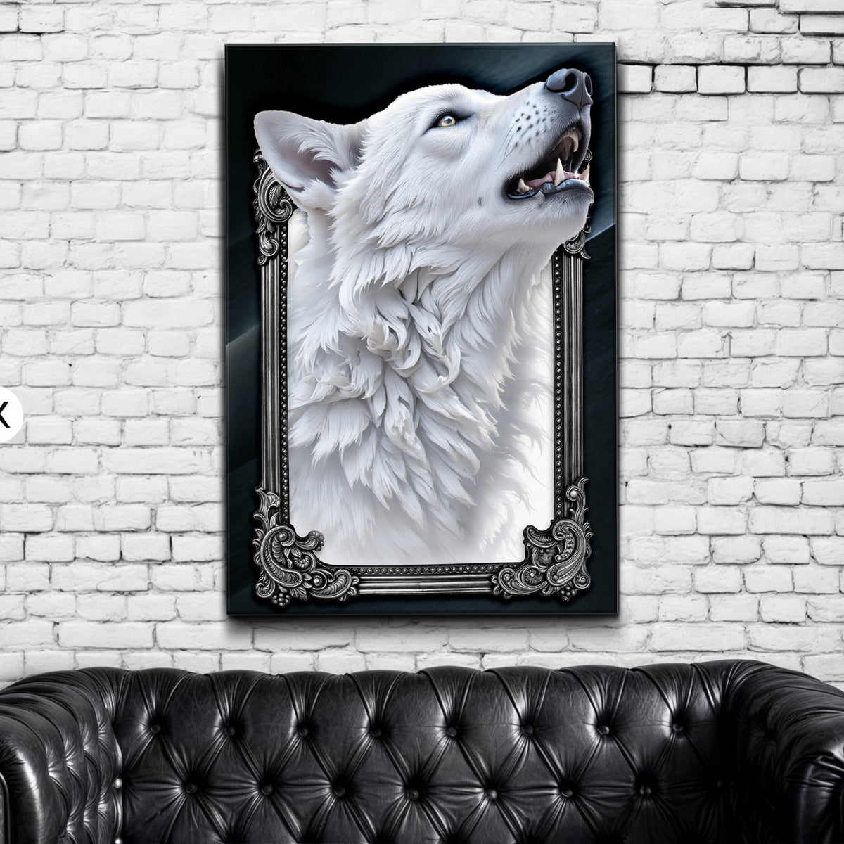 3D Wolf Wall Art III, photo 3 of 10