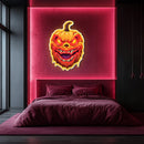 UV Printed Pumpkin Neon Wall Art- LV0006