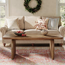 47" Coffee Table, Farmhouse Center Table Low Cocktail Tea Table