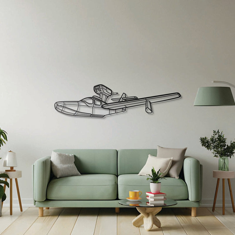 270 Turbo Renegade Metal Aircraft Wall Art - NCP0403