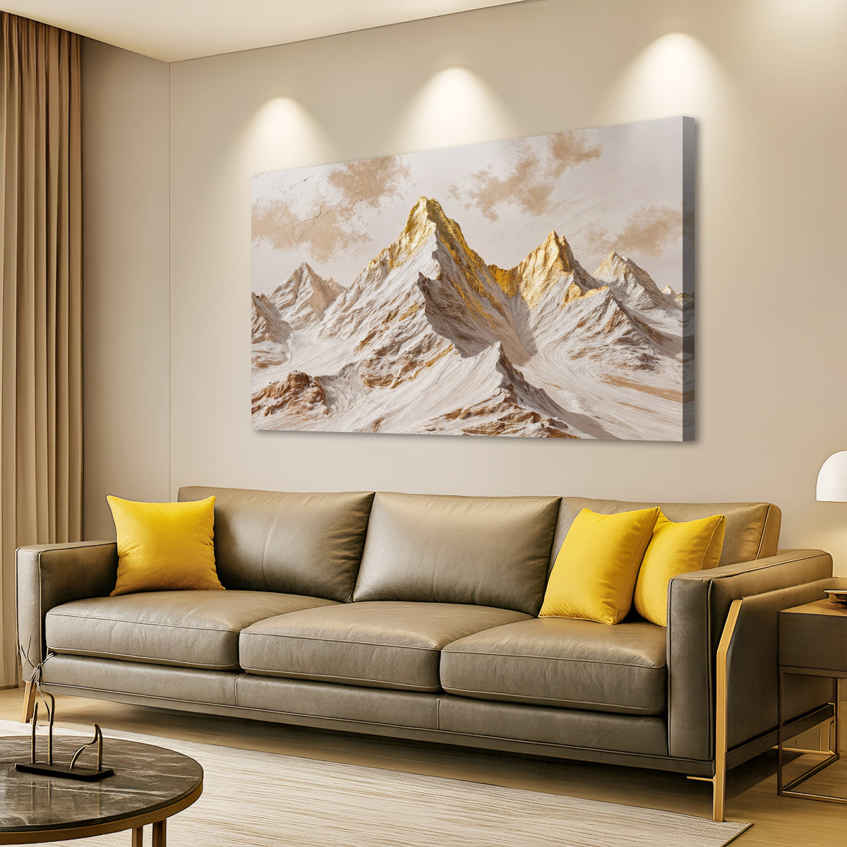 Golden Peaks Wall Art, photo 2 of 10