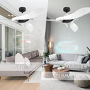 54" DC Motor 6 Speed Black Ceiling Fan