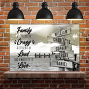A Lot of Love Family Names Sign