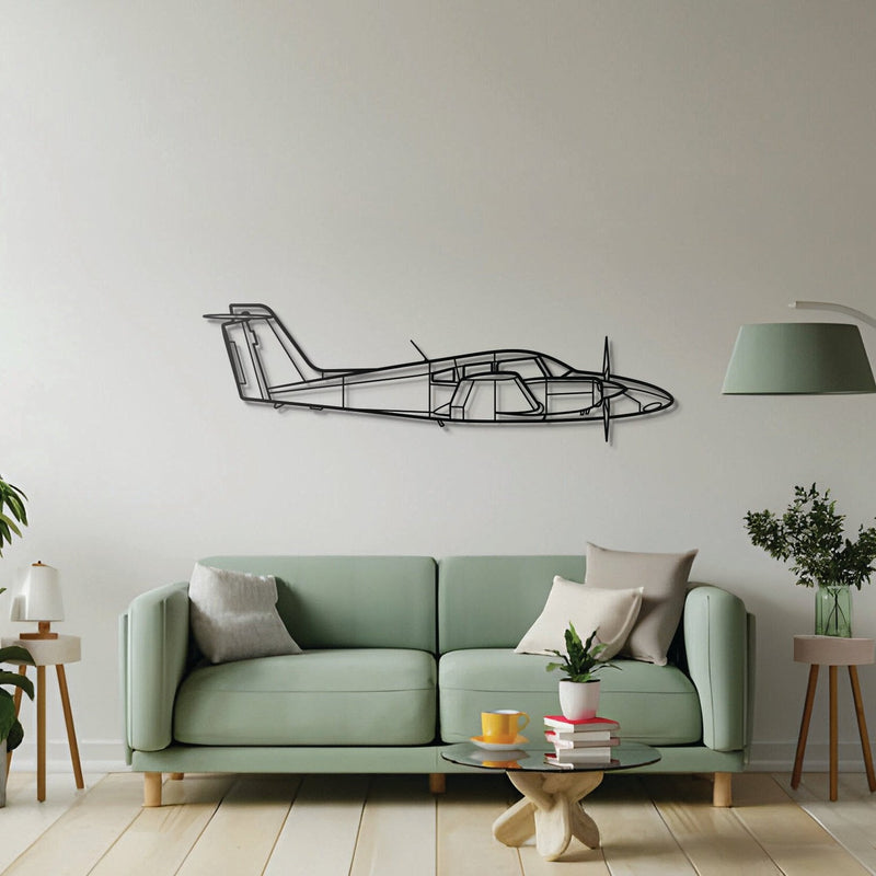 PA-44 Seminole Metal Aircraft Wall Art - NCP0189