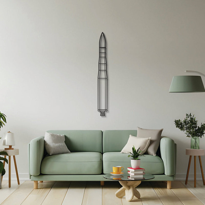 LGM-35 Sentinel Metal Aircraft Wall Art - NCP0335