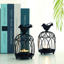 2 Pack Bird Hanging Birdcage Tealight Lantern by JHY DESIGN