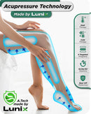 LX10 Full Leg Compression Massager Upgraded, Charcoal Black by Lunix