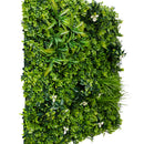 White Oasis Artificial Vertical Garden Green Wall Panel 40×40in 11 SQ FT – UV Resistant – Commercial Grade