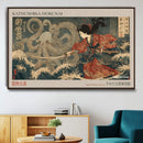 Katsushika Hokusai Wall Art Canvas Print – Octopus War by MyGreatCanvas | Canvas Wall Art Prints | Photo Prints & Wall Decor