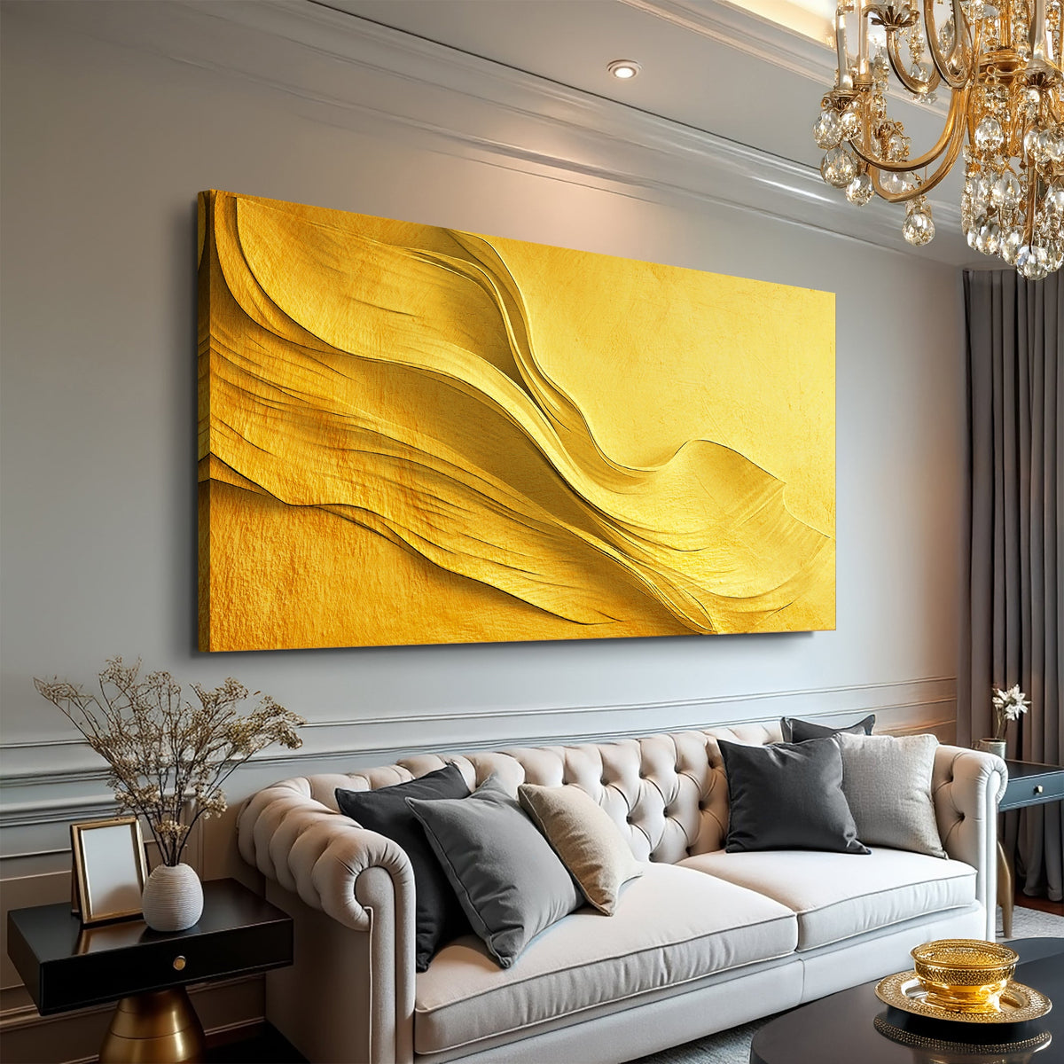 Gold Minimalist Wall Art, photo 2 of 10