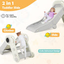 2 in 1 Baby Slide with Climber for Toddlers Age 18+ Months
