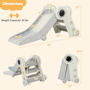 2 in 1 Baby Slide with Climber for Toddlers Age 18+ Months