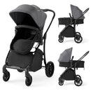 2-in-1 Baby Stroller with Bassinet Mode and Reversible Seat by LJGDeals