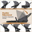 2-in-1 Baby Stroller with Bassinet Mode and Reversible Seat by LJGDeals
